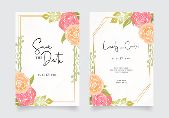 floral invitation cards, wedding cards, 