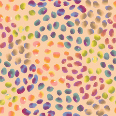 seamless dots pattern background like small flowers in garden , greeting card or fabric