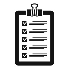 To do list expertise icon simple vector. Quality expert