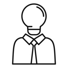Business idea icon outline vector. Expert standard