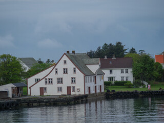 Die Stadt Haugesund in Norwegen