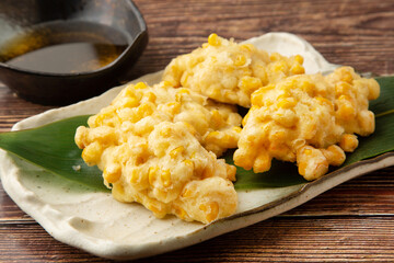 コーンの天ぷら