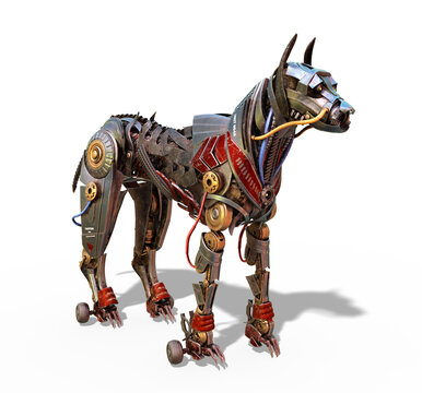 Steampunk RoboDog