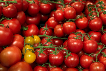 Red and Yellow cherry tomatoes