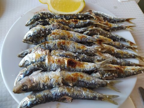 Espeto de sardinas 