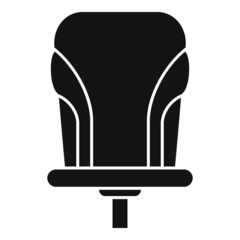 Family kid bike seat icon simple vector. Baby child