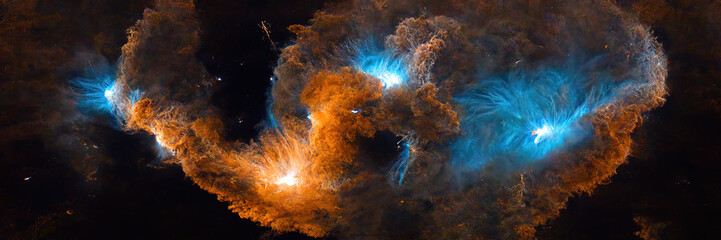 Space Clouds Nebula © Alexander