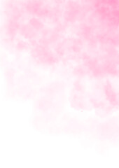 Fototapeta na wymiar Watercolor texture and creative gradients of liquid pink paint. delicate color in the corner