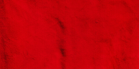 Red matte background of suede. Velvet texture of seamless leather. Red suede texture.