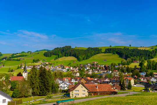 Village Schoenengrund in Hinterland, Appenzell Ausserrhoden, Switz