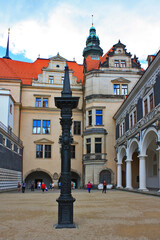 Stahlhof - part of the castle-residence complex of the rulers of Saxony (Dresdner Residenzschloss) in Dresden, Germany