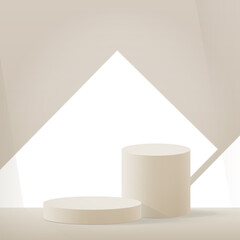 3d background products minimal podium scene with geometric platform.