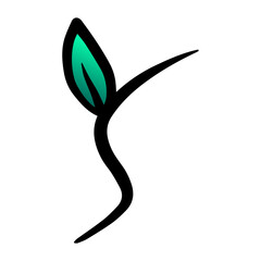 colorful floral element