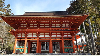 A small, secluded temple town has developed around the sect's headquarters that Kobo Daishi built...