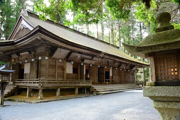 A small, secluded temple town has developed around the sect's headquarters that Kobo Daishi built on Koyasan's wooded mountaintop. Since then over one hundred temples have sprung up along the streets 
