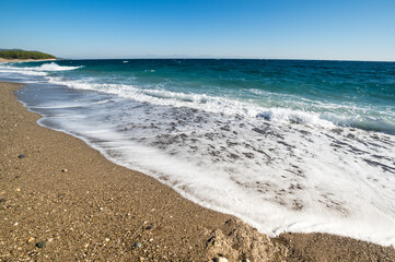 The coast of Mediterranean sea