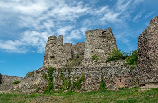 Ruins of the Levice Castle. Levicky hrad, Slovakia.