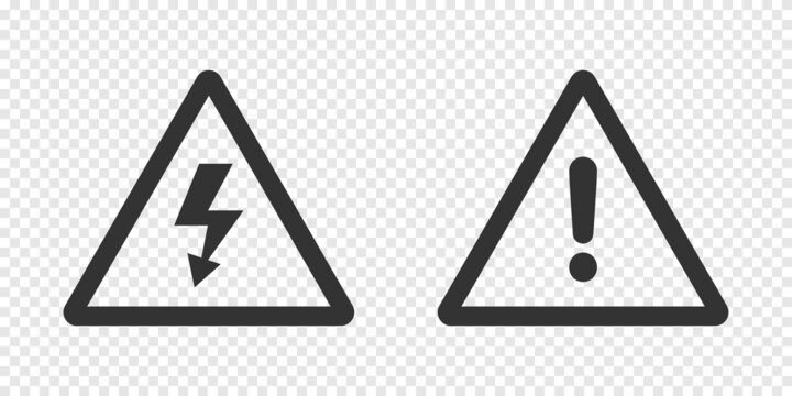 Warning danger sign icon simlpe design