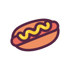 flat cool hot dog