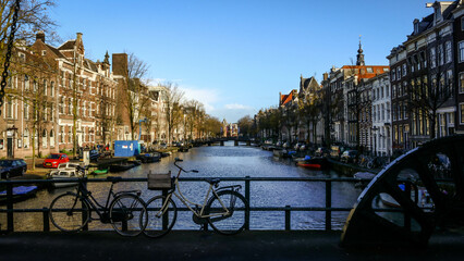 Views from the city of Amsterdam, the Netherlands