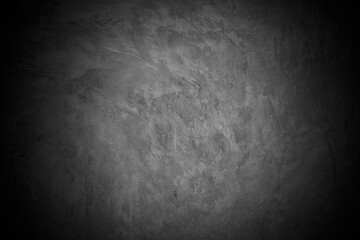 Old wall texture cement dark black gray  background abstract grey color design are light with white gradient background.
