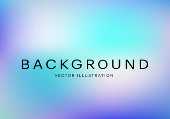 Abstract blue blurred gradient mesh background. Graphic color, modern banner, nature backdrop. Vector illustration.