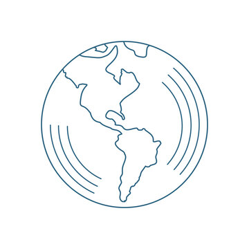flat american continet design