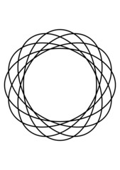 oval frame element