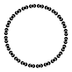 art pattern circle frame
