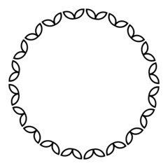 art pattern circle frame
