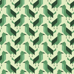 bird art pattern seamless