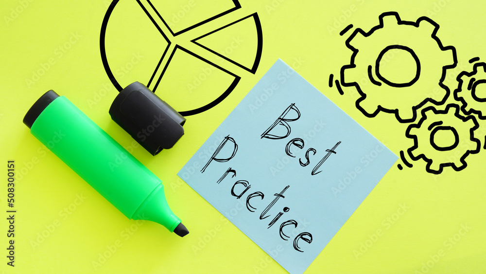 Poster best practice is shown using the text