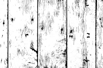 Texture of stained vertical planks facade. Old dirty rough siding of gnarled surface rural country wooden paneling. Messy aged laths.  Rustic grungy ranch lumber fence of hard boards for barn design