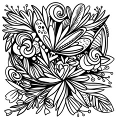 Hand drawn doodle wave illustration for your designdle pattern for yourdesign