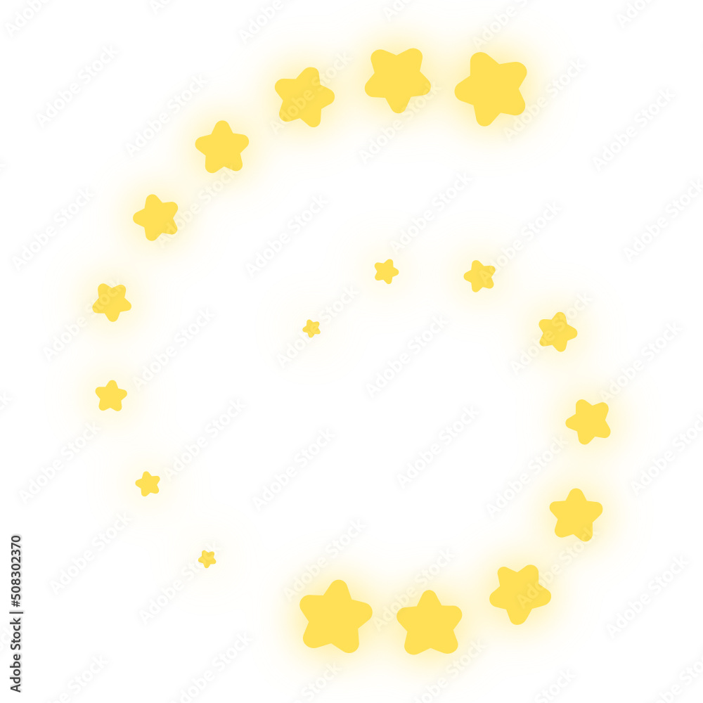 Canvas Prints glowing star line element