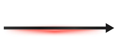 Obraz premium neon dark arrow