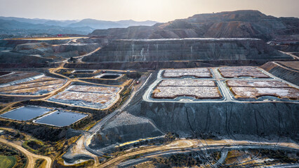 Solvent extraction plant at Skouriotissa copper mine in Cyprus