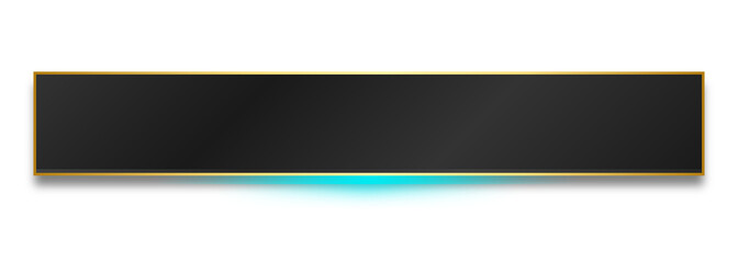 Obraz premium neon dark rectangle banner