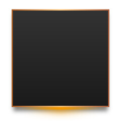 Fototapeta premium neon dark square banner 