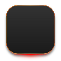 Obraz premium neon dark square banner 