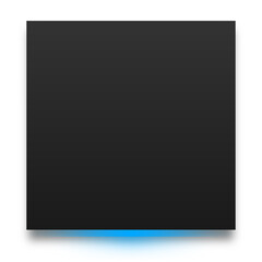 Obraz premium neon dark square banner 