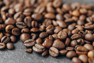 Banner - Fresh Coffee Beans With Dark Background