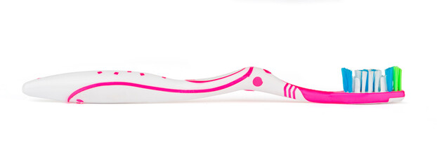 toothbrush, tool for cleaning teeth, on a white background