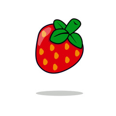 Juicy summer strawberries