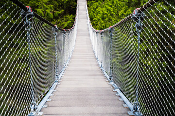 Lynn Canyon Suspension Bridge in Vancouver, British Columbia, Canada