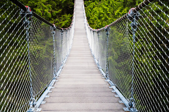 Lynn Canyon Suspension Bridge in Vancouver, British Columbia, Canada