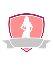 Banner Wappen Girl 