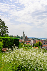 Überlingen, Münster, St. Nikolaus, Aussichtspunkt, Panorama, Garten, Gallerturm,...