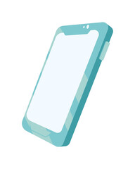 blue smartphone design