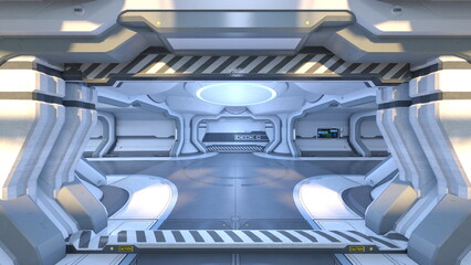 宇宙船通路 © tsuneomp